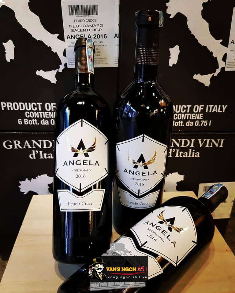 Vang Ý Angela Negroamaro Tinazzi