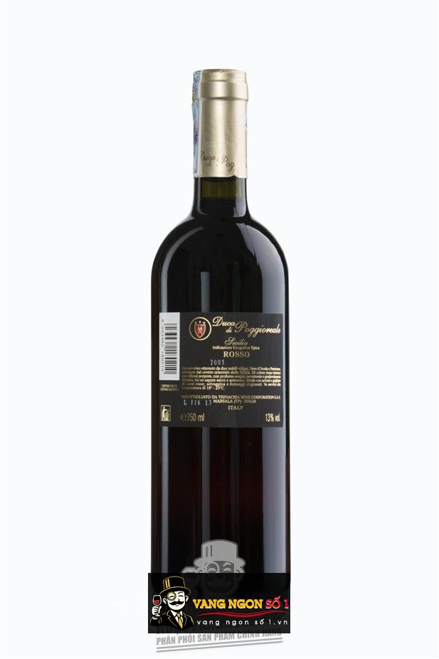 Vang Ý Duca Di Poggioreale Rosso 2011