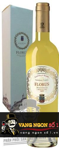 Vang ý Castello Banfi Florus Late Harvest 50Cl