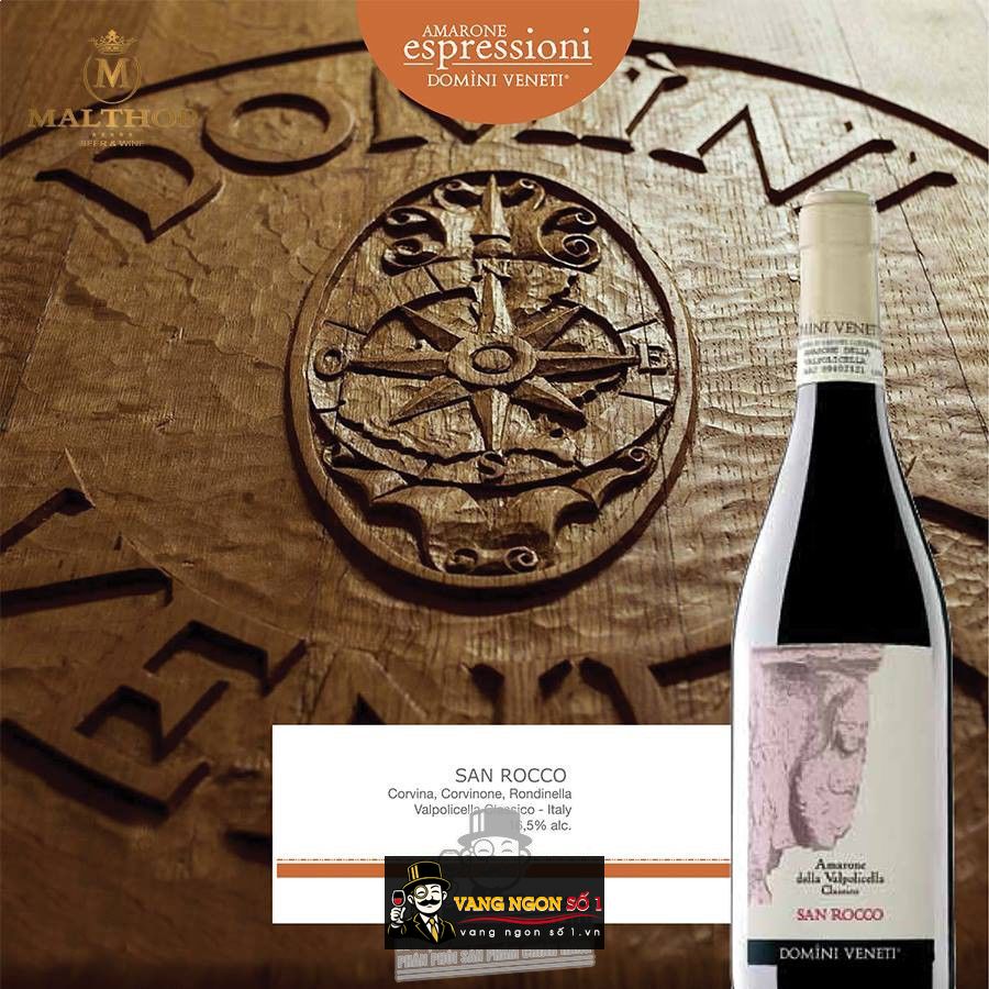 Vang Ý Amarone San Rocco