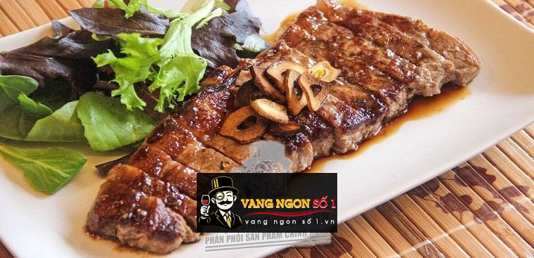 thịt bò nướng tảng - Ruouvangngoai.vn