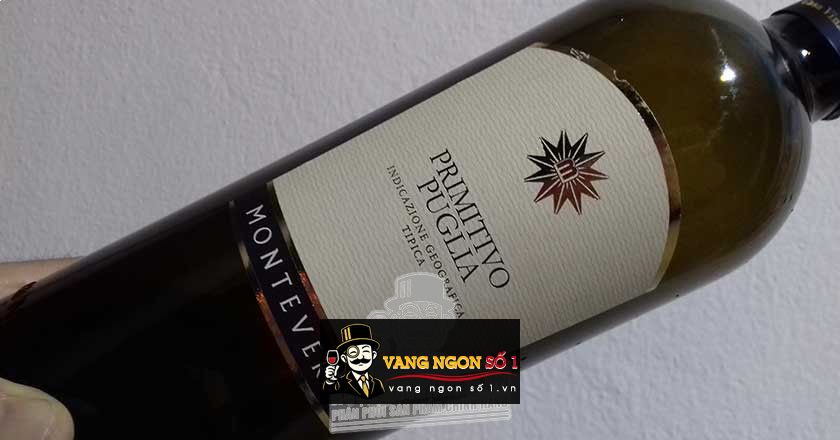 Vang Ý Primitivo Puglia Monteverdi 14,5%