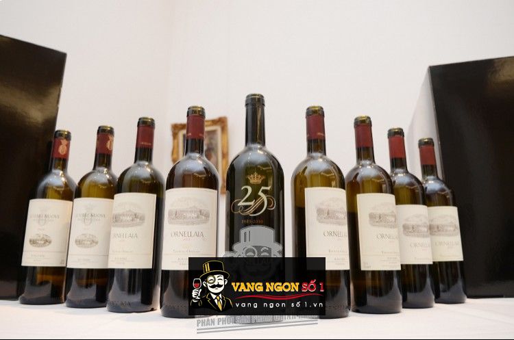 Vang Ý Ornellaia 25 Year Anniversary 1985 2010