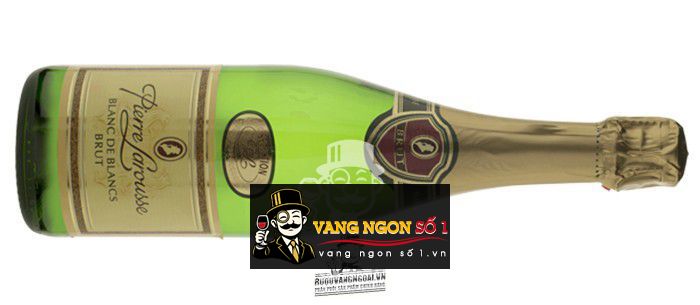 Rượu sâm banh Pháp Pierre Larousse blanc de blancs Brut