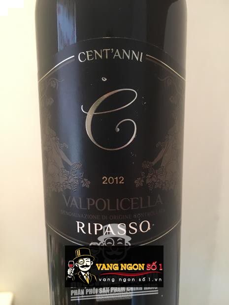 Vang Ý Ripasso Valpolicella Cent