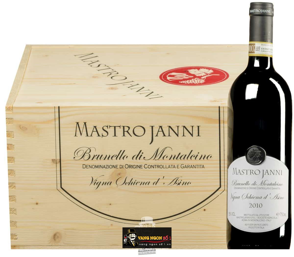 Vang Ý Mastrojanni Brunello di Montalcino Vigna Schiena d