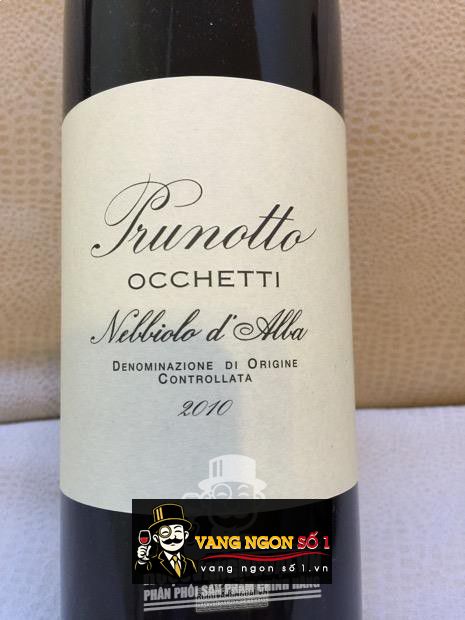 Vang Ý Prunotto Occhetti Nebbiolo d