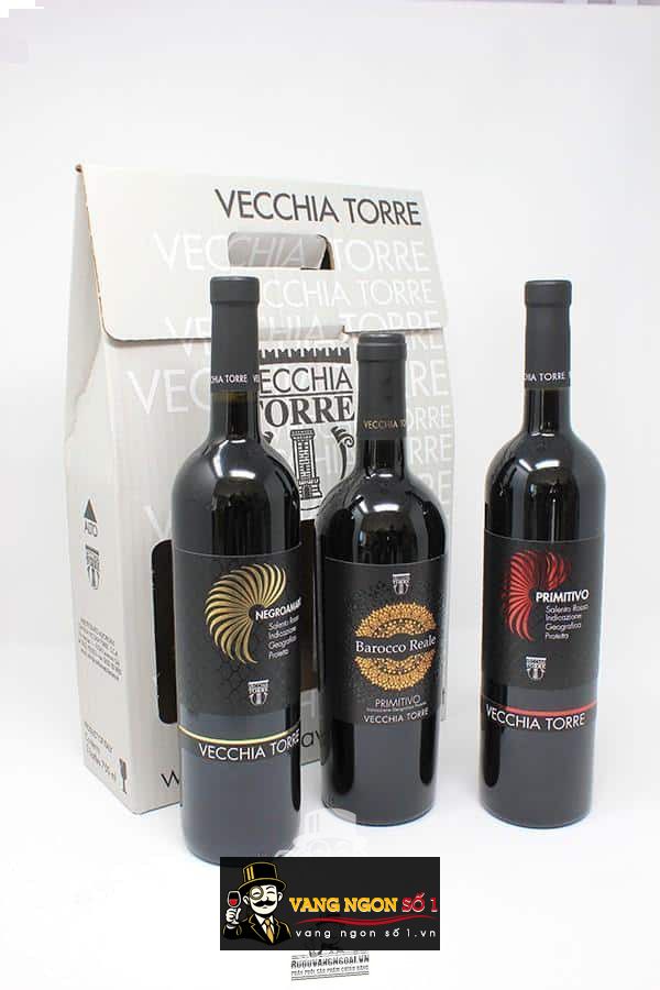 Vang Ý Vecchia Torre Negroamaro