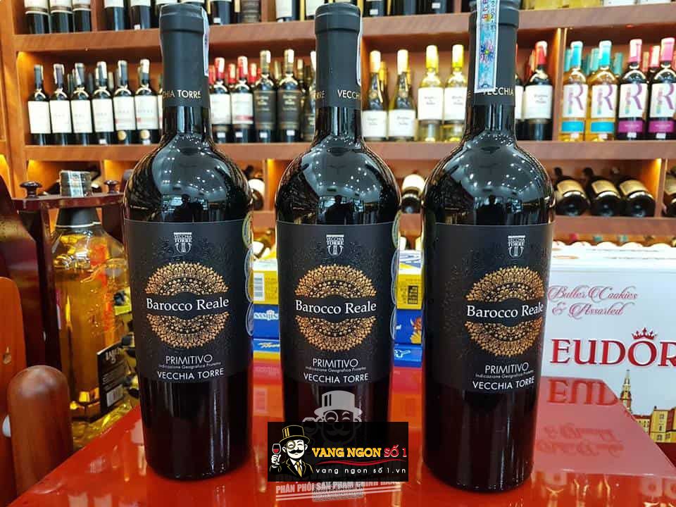 Vang Ý Barocco Reale Primitivo Vecchia Torre