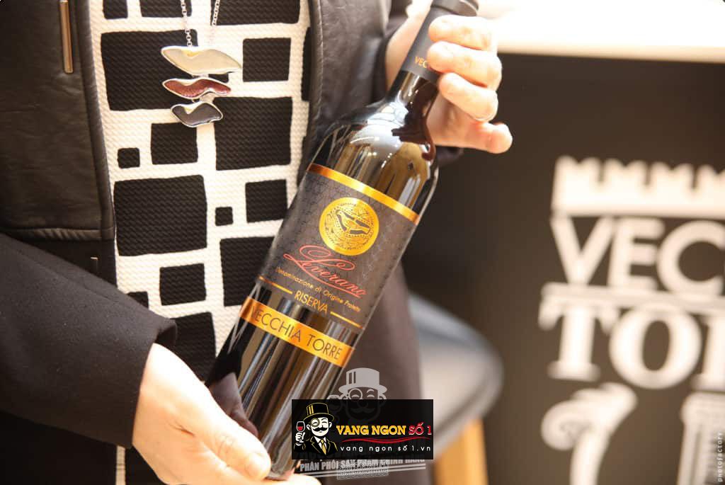 Vang Ý Leverano Riserva Vecchia Torre Puglia