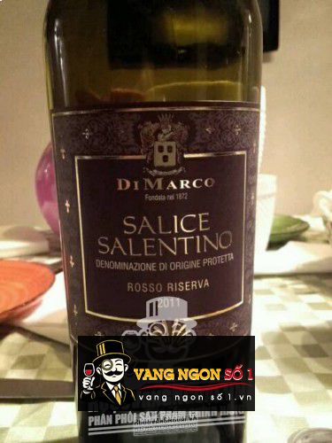 Vang Ý Rosso Salice Salentino Riserva Cantine di Marco