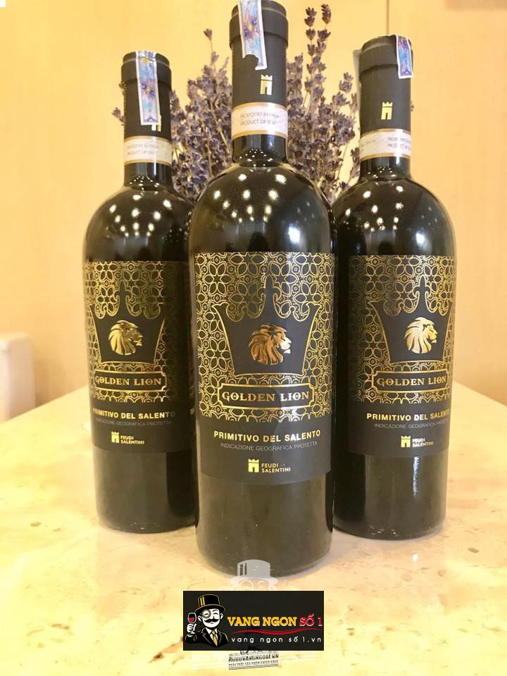 Vang Ý Golden Lion Primitivo Del Salento