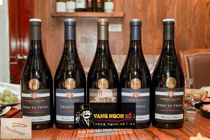 Vang Ý Primitivo Salento Corte Balda 750ml