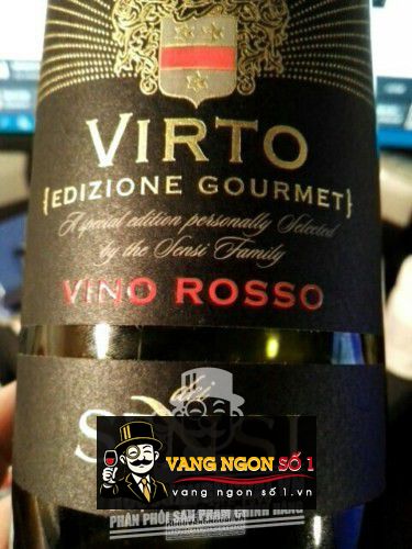 Rượu vang Virto Vino Rosso Dei Sensi