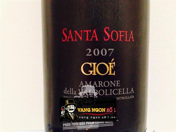 Vang Ý Santa Sofia Gioe Amarone Classico