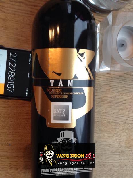 Vang Ý Batzella Tam Bolgheri Superiore