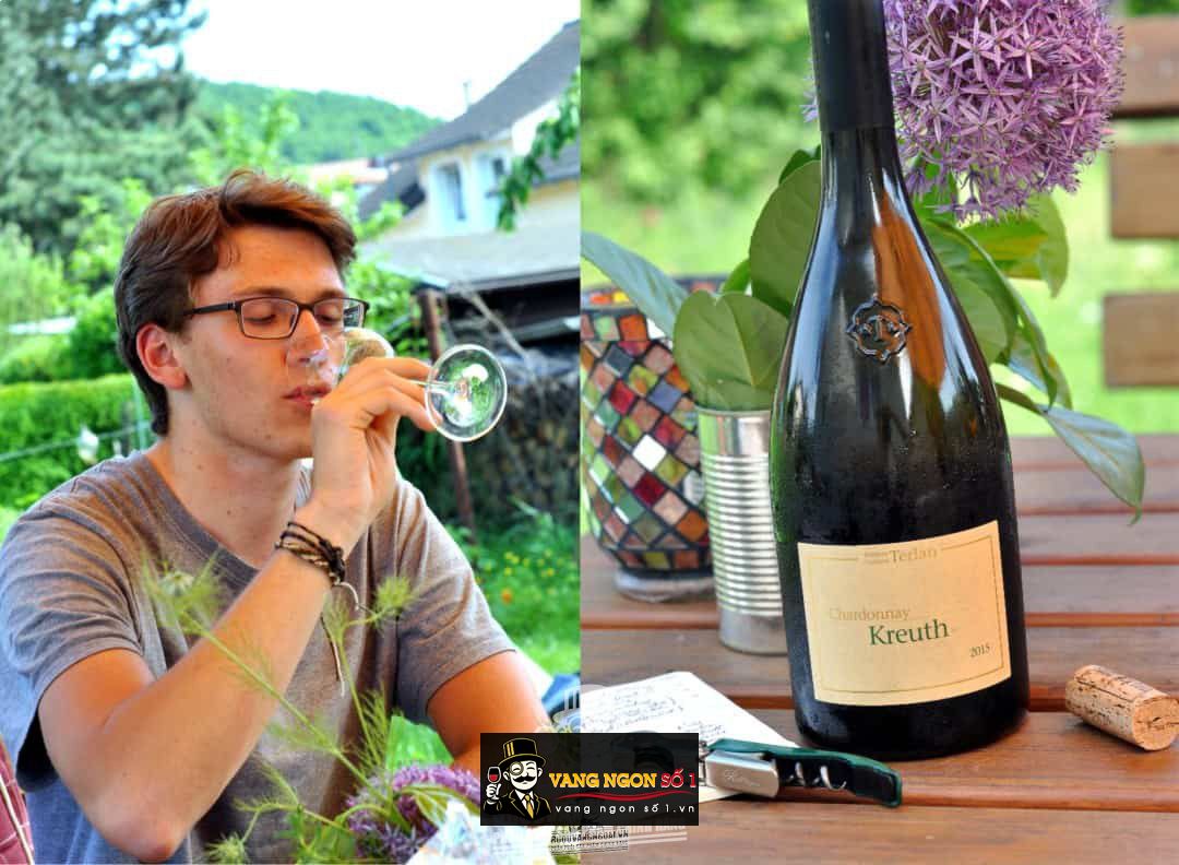 Vang Ý Kreuth Chardonnay DOC Cantina Terlan