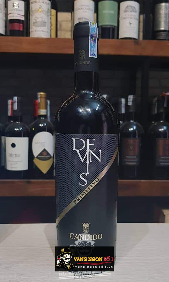 Vang Ý Candido Devins Primitivo Salento