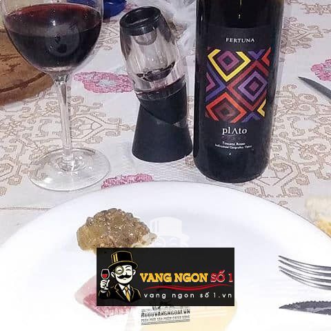 Vang Ý Plato Rosso Maremma Toscana IGT Fertuna