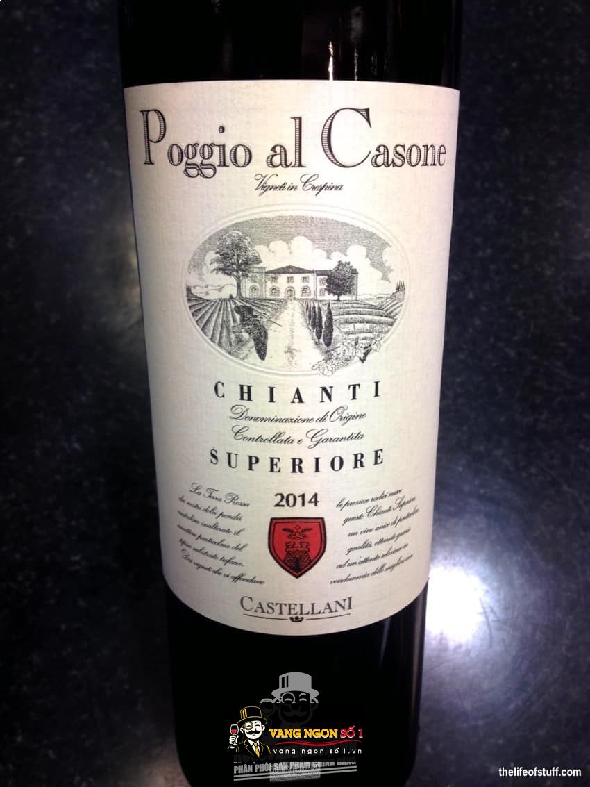 Rượu vang Poggio Al Casone Chianti Superiore Tuscany