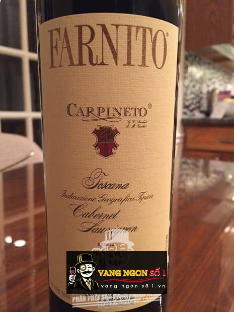 Vang Ý Carpineto Farnito Cabernet Sauvignon