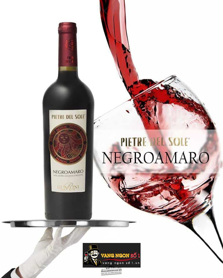 Rượu vang Pietre del Sole Negroamaro