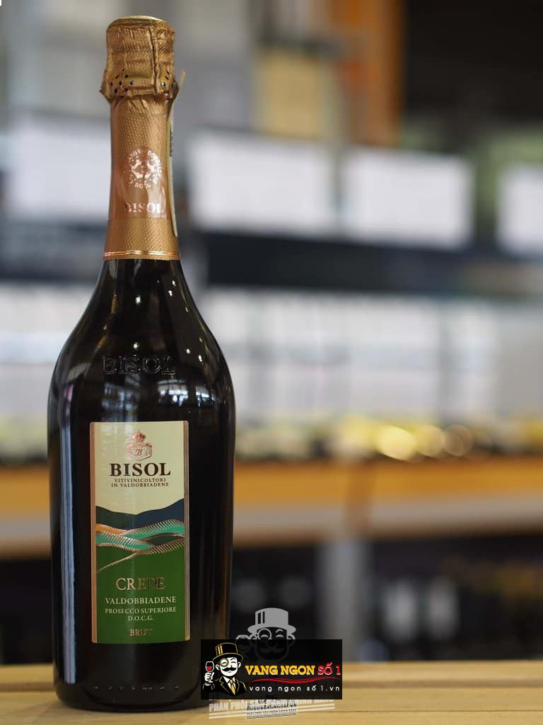 Rượu vang sủi Ý Bisol Cru Crede Brut