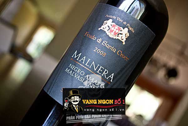 Vang Ý Malnera 2014 NegroAmaro Malvasia Nera Salento