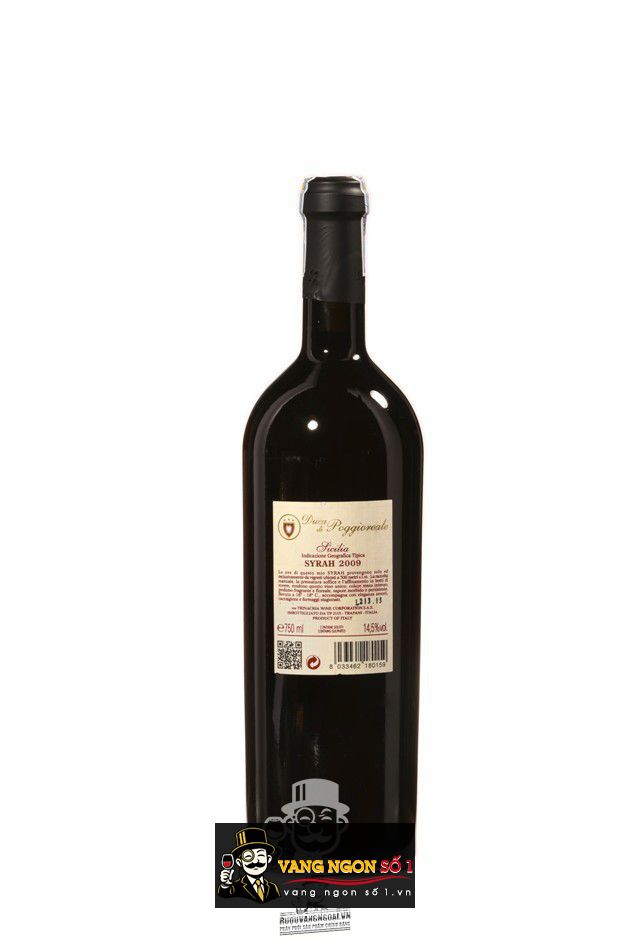Vang Ý Duca Di Poggioreale Syrah 2009