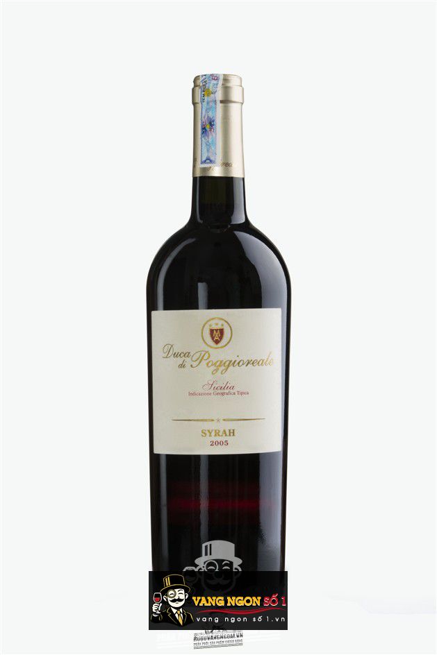 Vang Ý Duca Di Poggioreale Syrah 2005