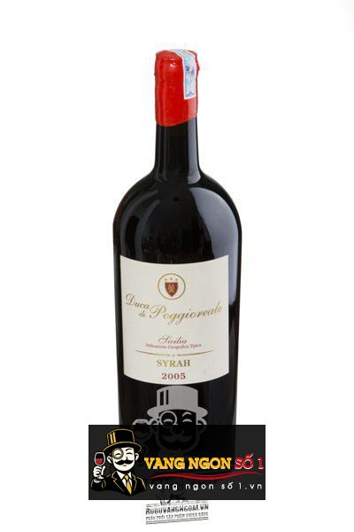 Vang Ý Duca Di Poggioreale Syrah 2005