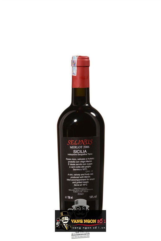 Vang Ý Selinus Merlot 2006