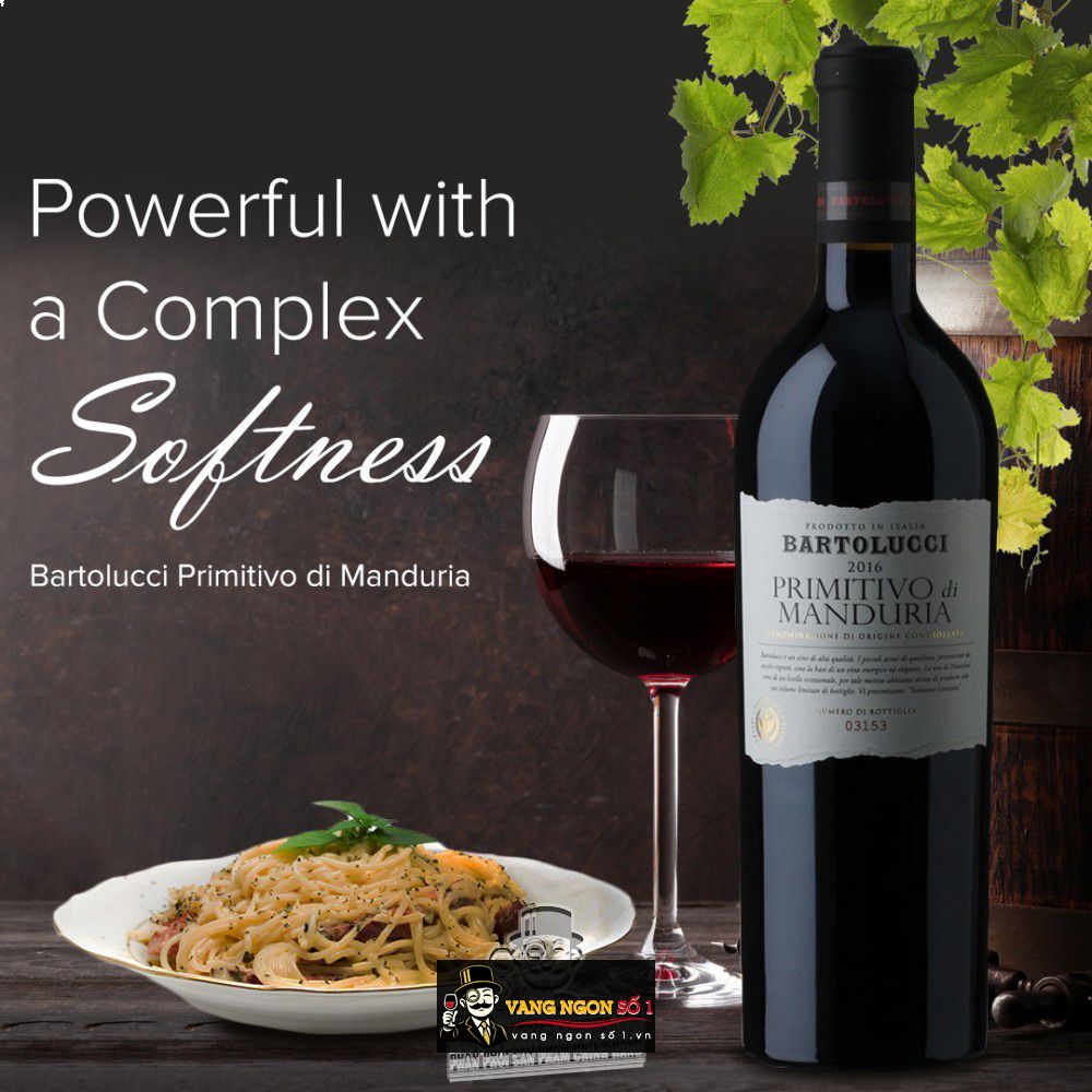 Mua ruou vang y bartolucci primitivo di manduria giá rẻ tại Hà Nội