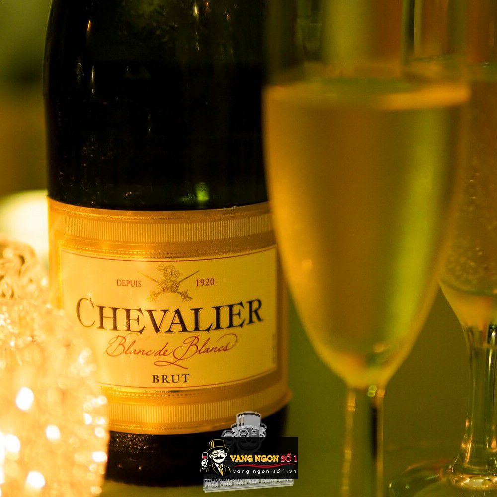 Địa chỉ bán ruou champagne chevalier blanc de blancs brut giá rẻ tại Hà Nội