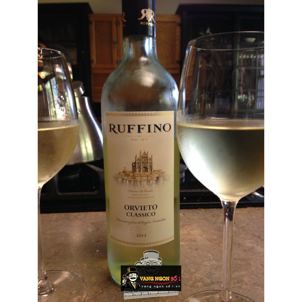 ruou vang ruffino orvieto classico grechetto – trebbiano giá bao nhiêu