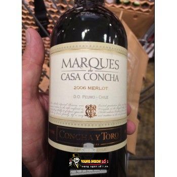 Vang Chile MARQUES CASA CONCHA Merlot bn2