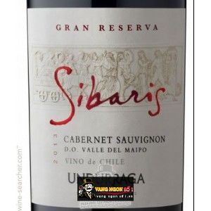 Vang Chile UNDURRAGA SIBARIS Carmenere bn3