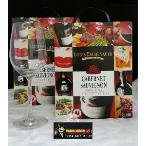 Vang Bịch Pháp LOUIS ESCHENAUER Cabernet Sauvignon 5L bn1