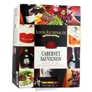 Vang Bịch Pháp LOUIS ESCHENAUER Cabernet Sauvignon 5L bn3