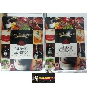 Vang Bịch Pháp LOUIS ESCHENAUER Cabernet Sauvignon 3 lít bn3