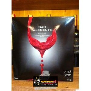 Vang bịch Chile SAN CLEMENTE 5 LÍT bn1