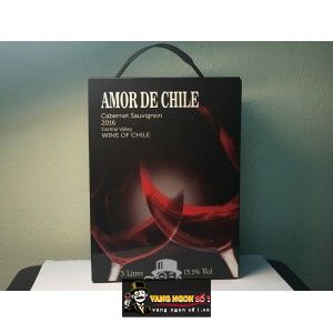 Vang bịch Chile AMOR DE CHILE 3 LÍT, 5 LÍT bn2