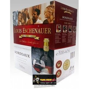 Vang Bịch Pháp LOUIS ESCHENAUER BORDEAUX 3LÍT