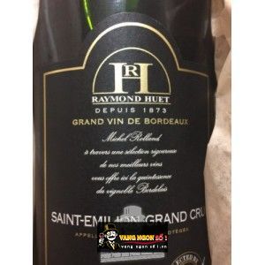 Vang Pháp Raymond Huet Bordeaux Saint Emilion Grand Cru bn2