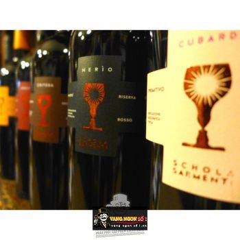 Rượu vang Ý Chén Thánh CUBARDI PRIMITIVO SALENTO ROSSO bn1