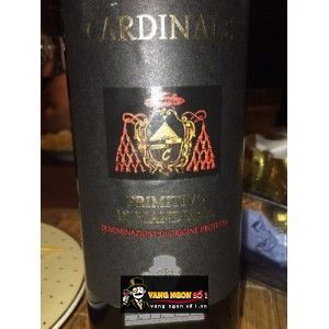 Vang ý CARDINALE Primitivo di Manduria bn1