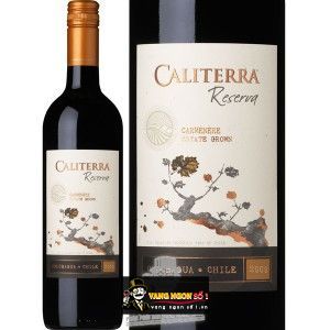 Vang Chile CALITERRA Reserva Merlot bn2