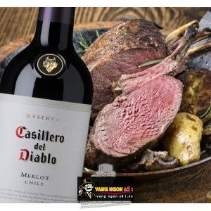 Vang Chile CASILLERO DEL DIABLO Merlot bn2