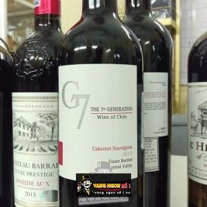 Vang Chile G7 Cabernet Sauvignon bn4