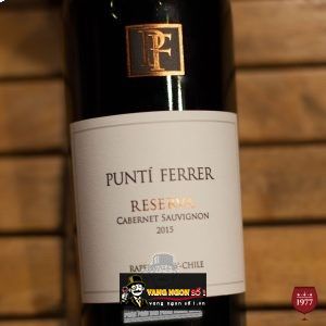 Vang Chile Punti Ferrer Reserva Cabernet Sauvignon bn1